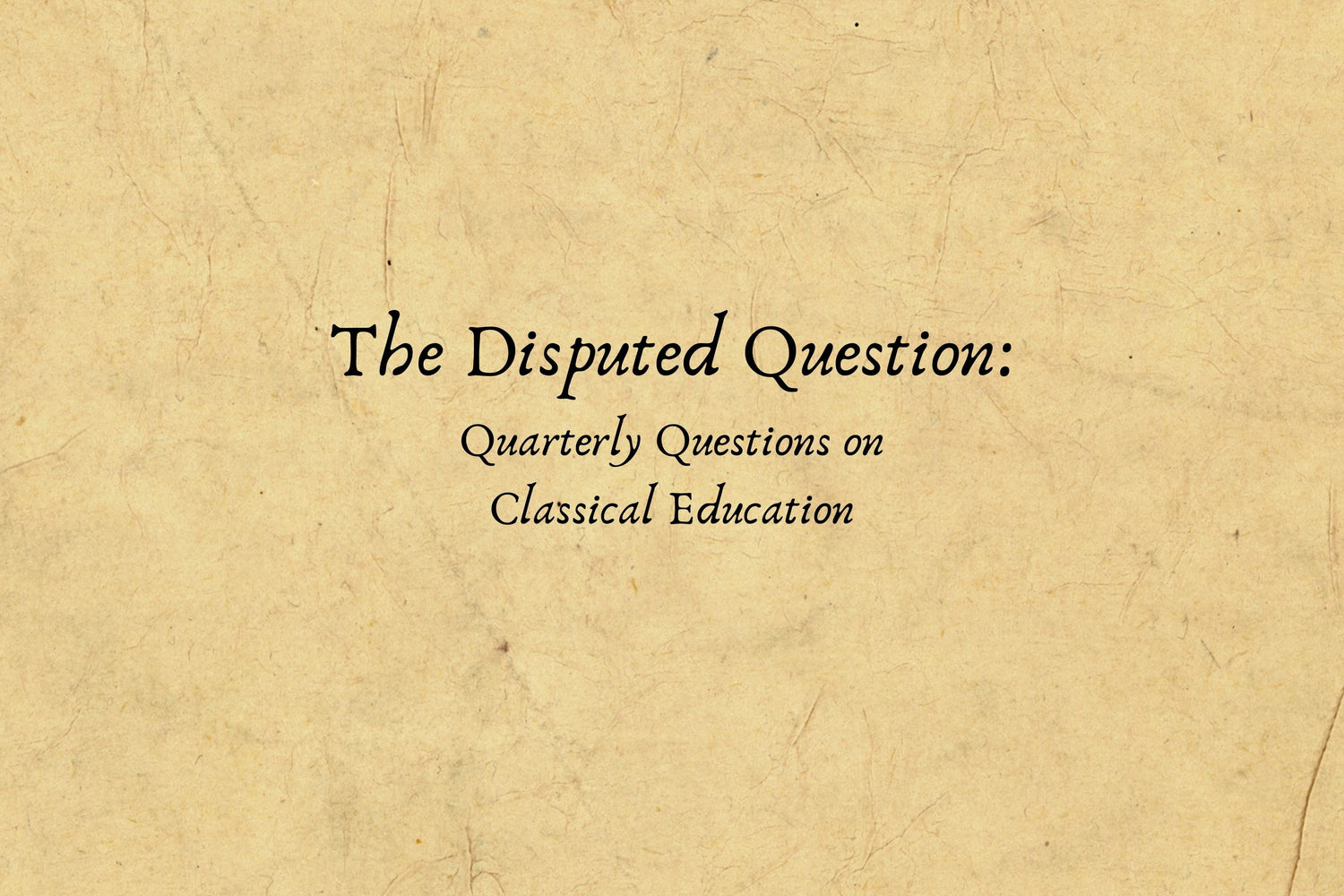 Evaline Mmari: "What Is Classical Education?"