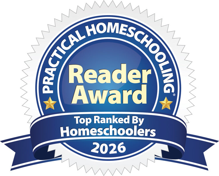 2026 First Place Practical Homeschooling Reader Award seal