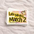 Latin Monkey Match 2 Flashcard Game