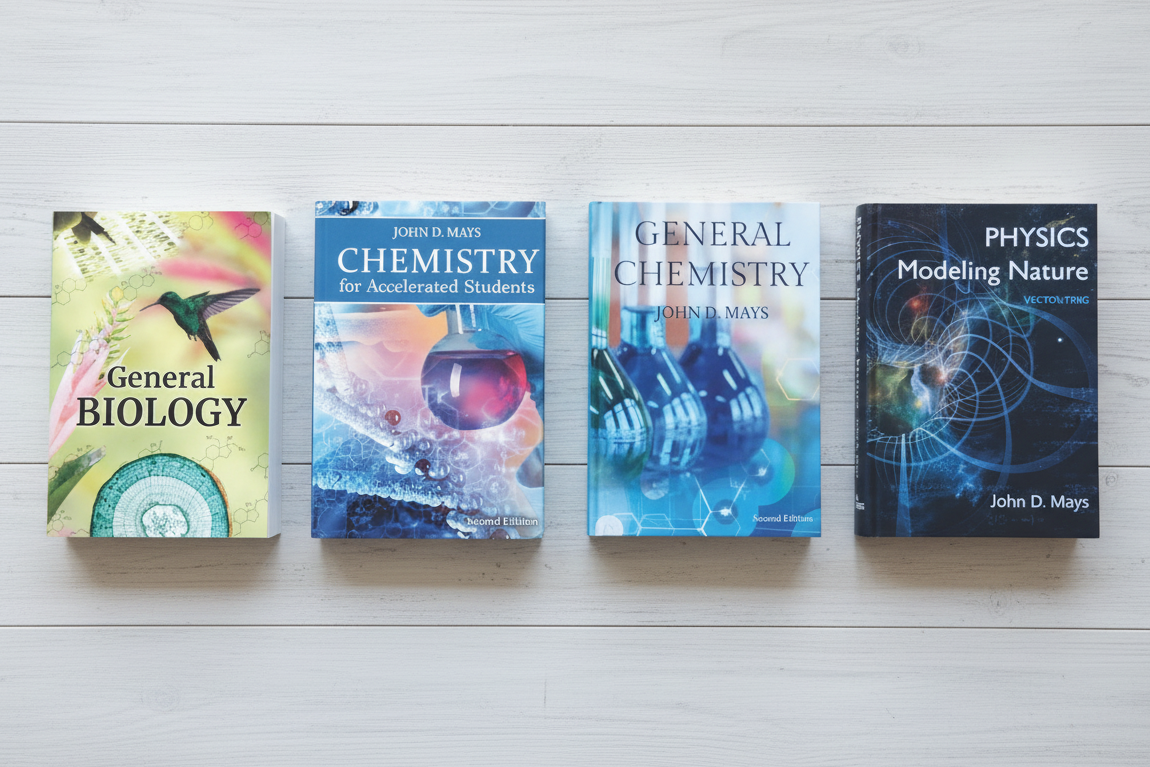 Four Novare Science textbooks