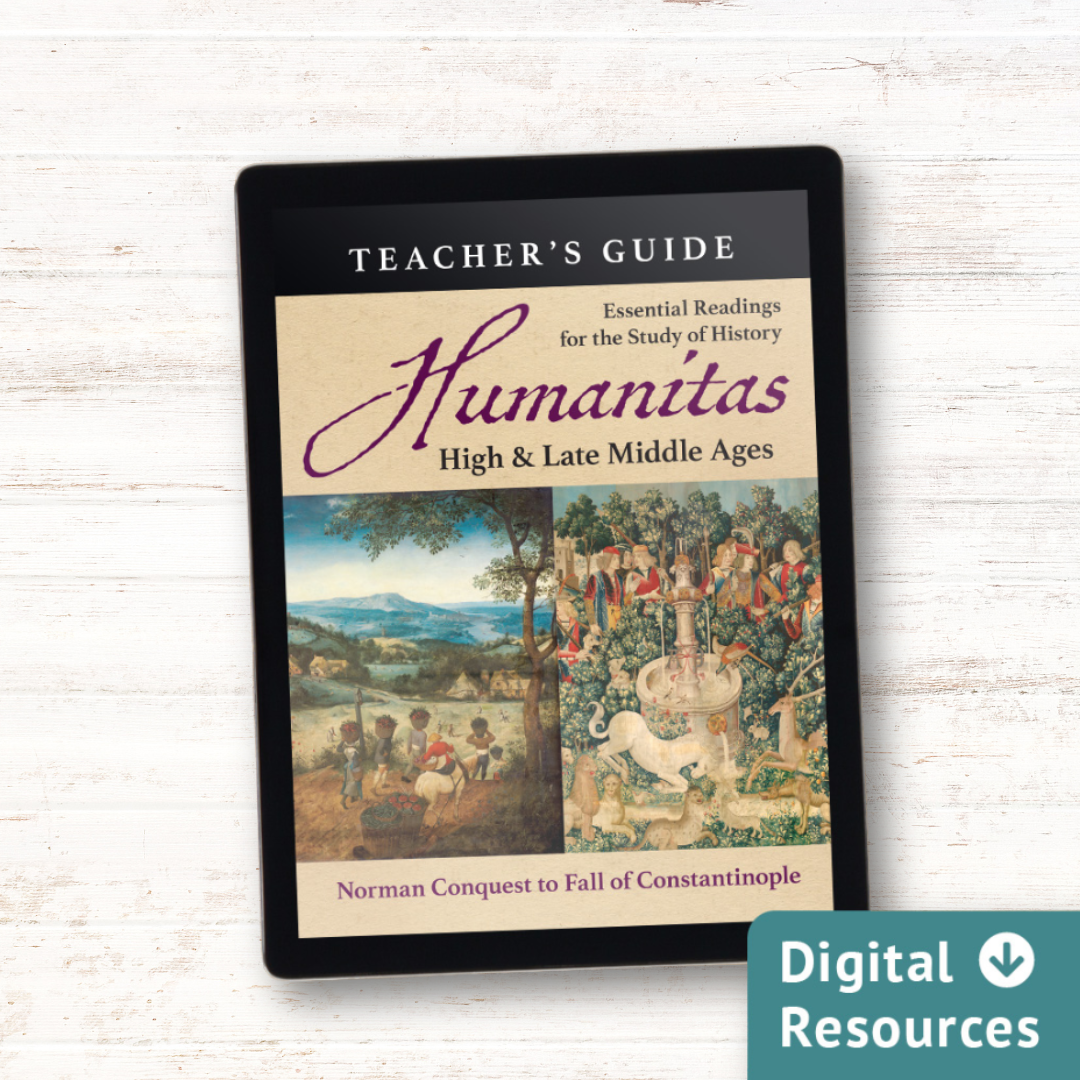 Humanitas High & Late Middle Ages Teacher's Guide PDF