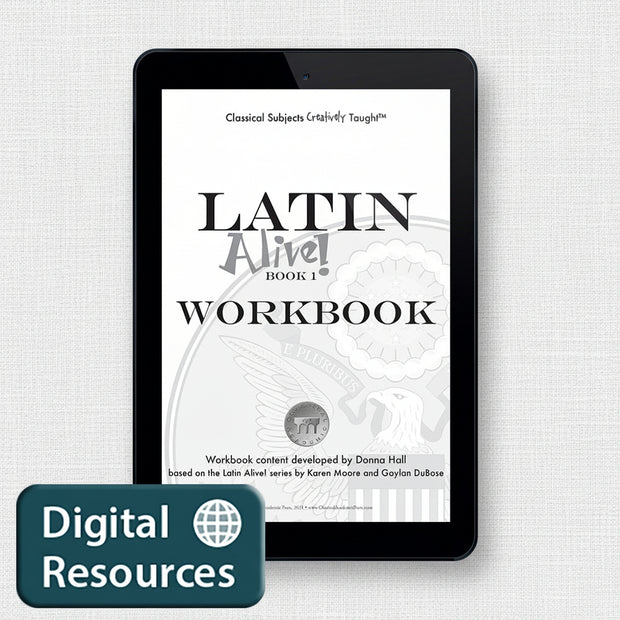 Latin Alive! Book 1 Digital Workbook – Classical Academic Press