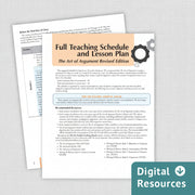 The Art of Argument Full Teaching Schedule & Lesson Plan